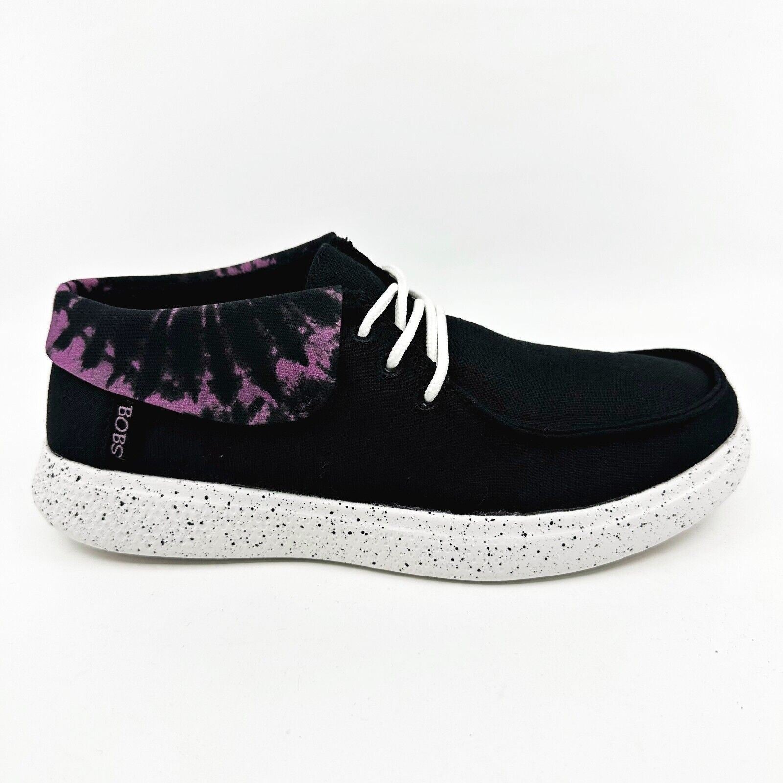 Skechers Bobs Skipper River Spell Black Purple Womens Size 6 Sneakers