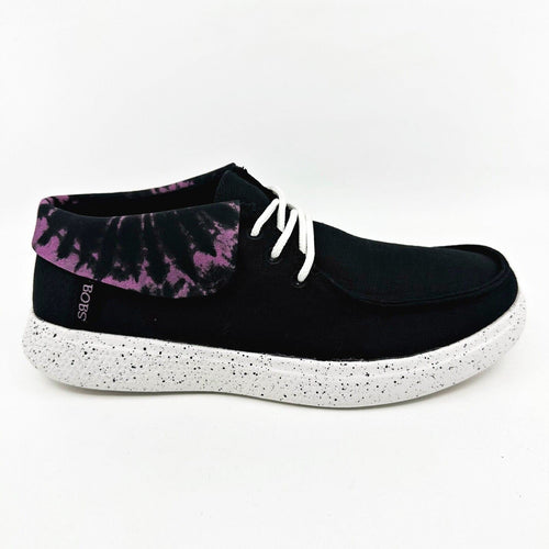 Skechers Bobs Skipper River Spell Black Purple Womens Size 6 Sneakers