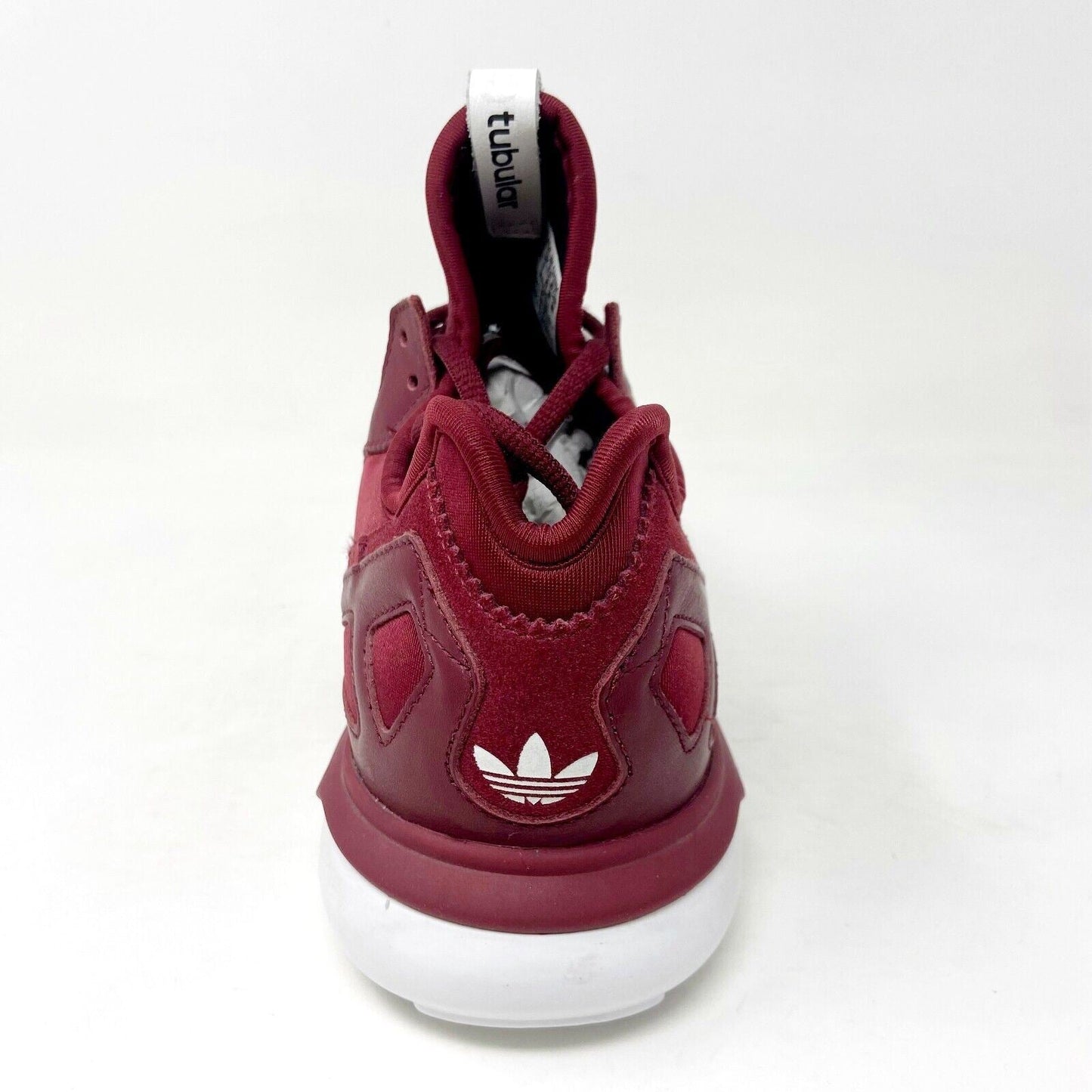 Adidas Originals Tubular Runner Burgundy White Mens Trainers Sneakers B41274