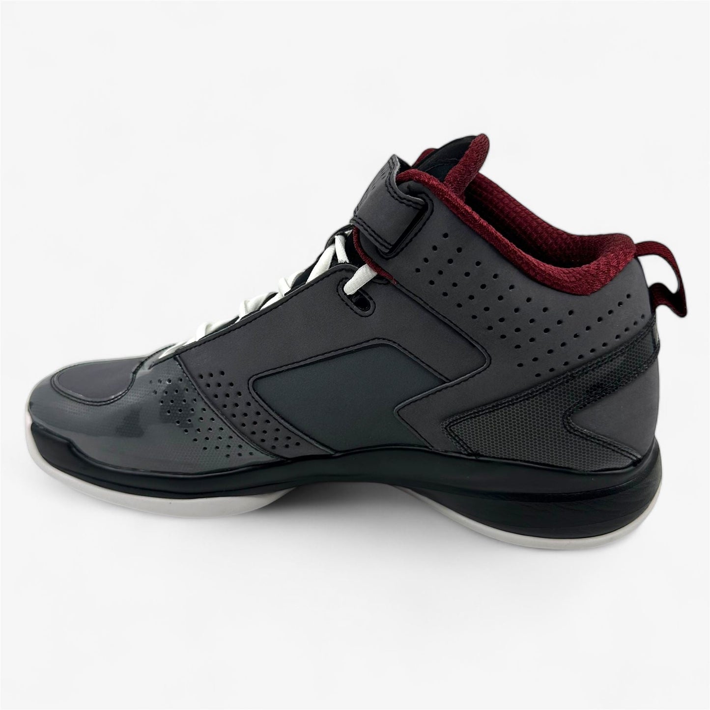 Jordan BCT Mid Dark Grey Red Black White Mens Size 11 Athletic Sneaker