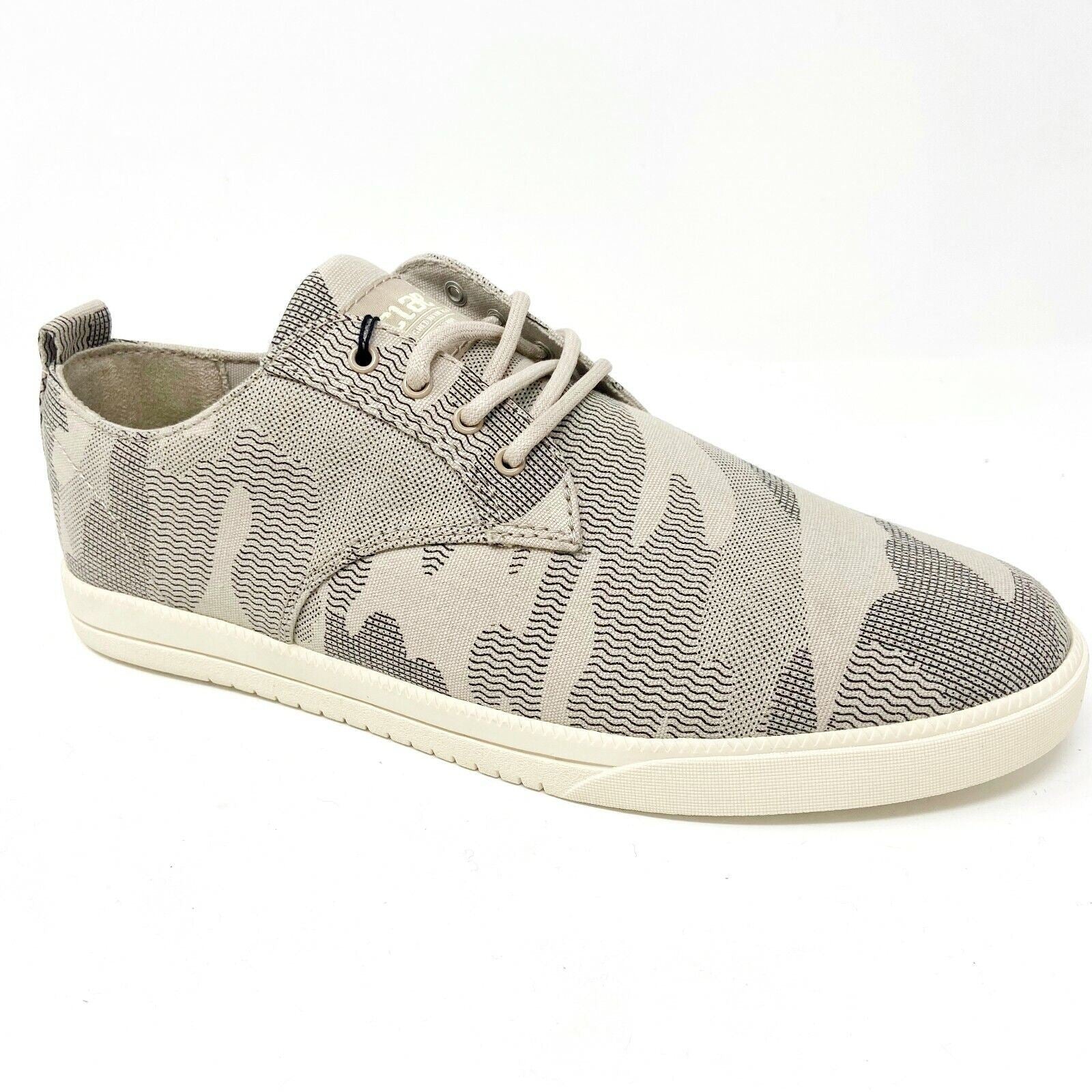 Clae Ellington Textile Tan Camo Mens Size 7 Premium Casual Sneakers