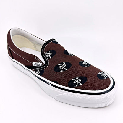 Vans Vault OG Classic Slip On (Wacko Maria) Brown Records Mens Sneakers
