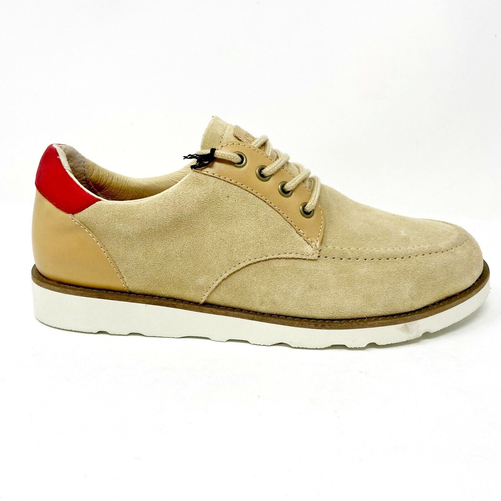 Clae Nicholson Camel Suede Vibram Mens Premium Casual Sneakers
