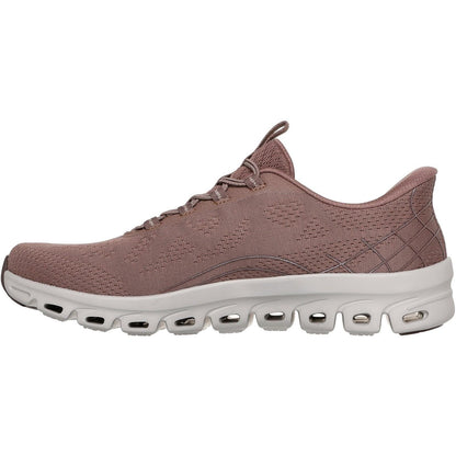 Women's Wide Fit Skechers 104750 Slip-ins Glide Step Elevate Amaze Trainers