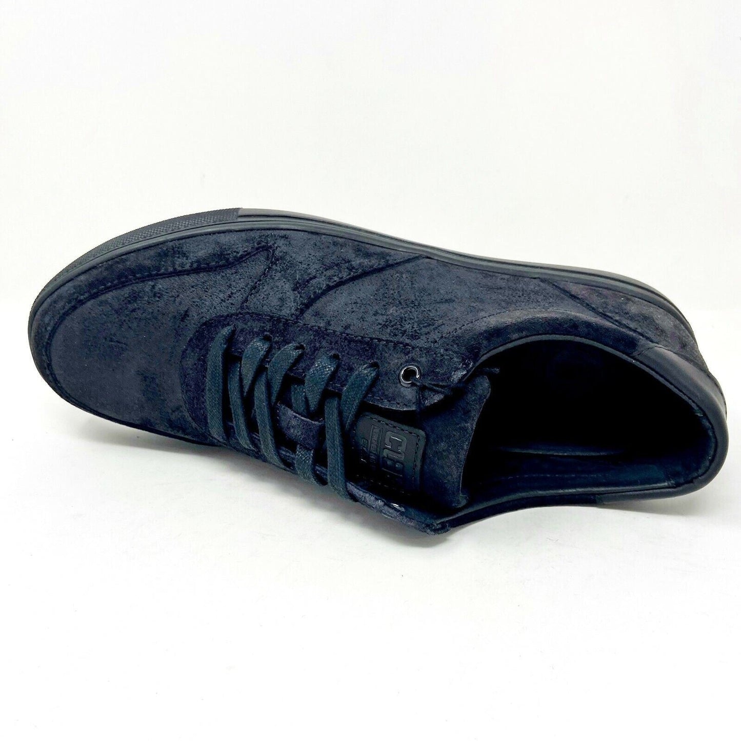 Clae Gregory SP Black Waxed Suede Mens Size 7 Premium Casual Sneakers