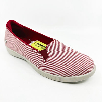 Skechers On The Go Dreamy Sea Breeze Red White Womens Casual Flat Shoes