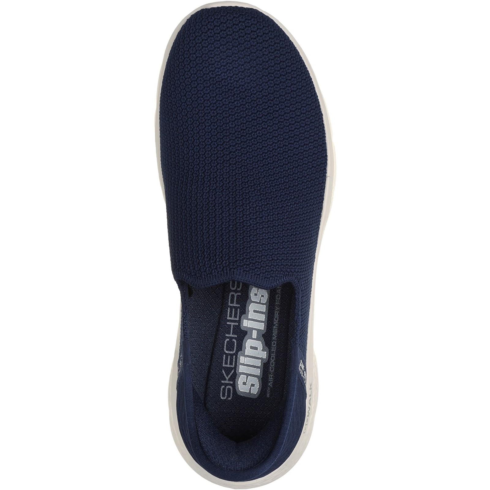 Women's Wide Fit Skechers Slip-ins 124820 Go Walk Flex Sunset Trainers