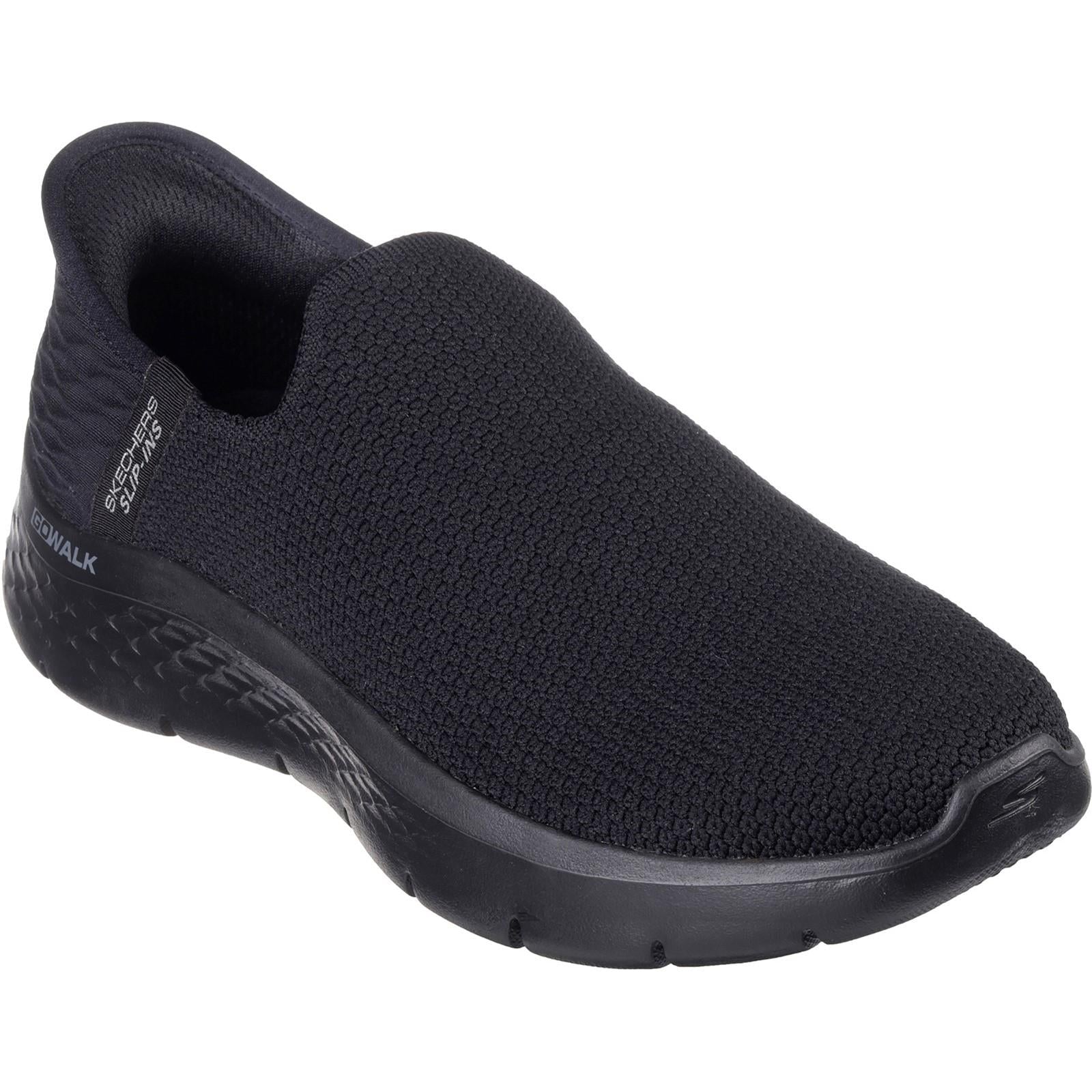 Women's Wide Fit Skechers Slip-ins 124820 Go Walk Flex Sunset Trainers