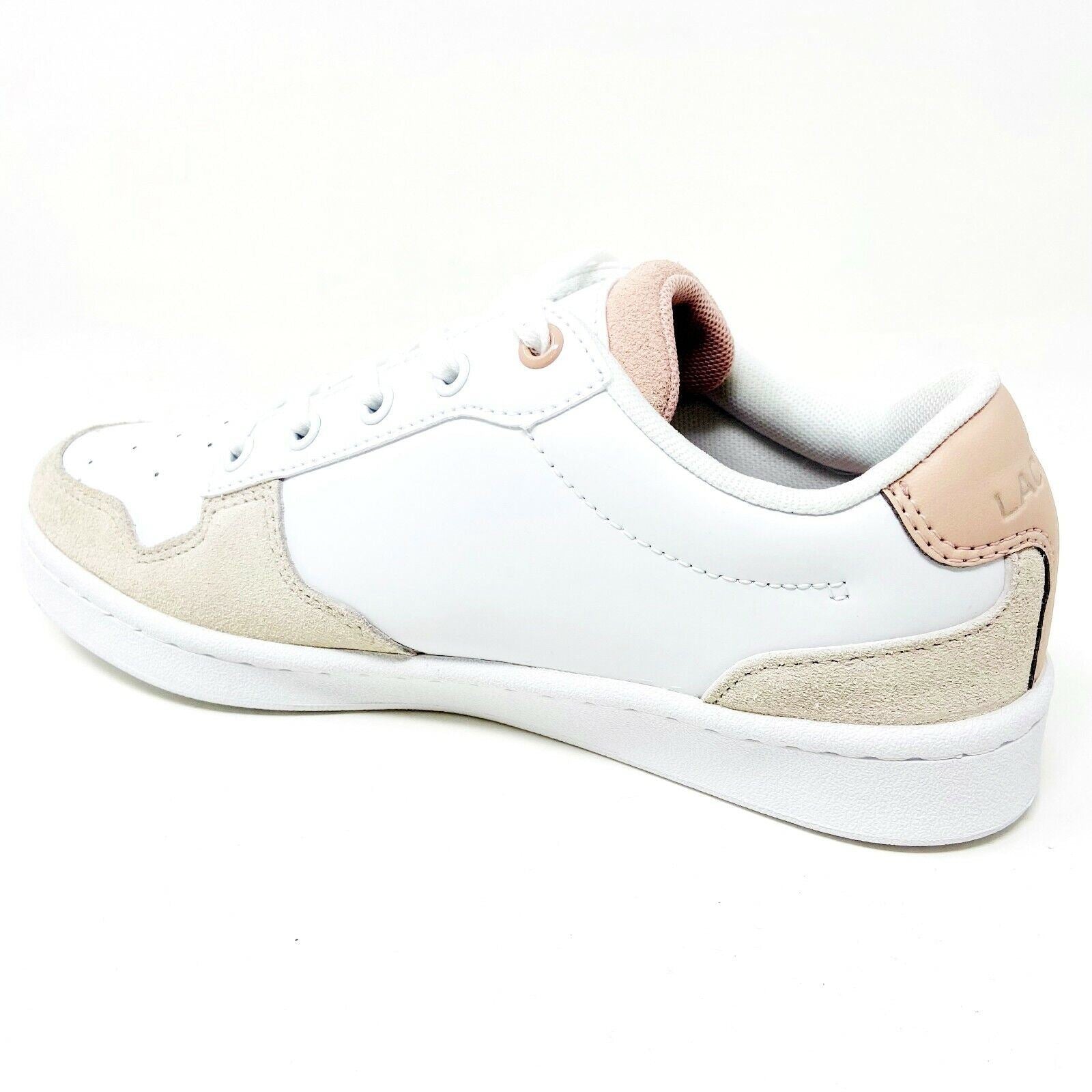 Lacoste Masters Cup 120 2 SUJ Leather White Natural Kids Casual Sneakers