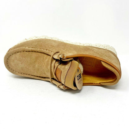 Clae Hopper Cinnamon Beige Suede Mens Size 7 Premium Sneakers
