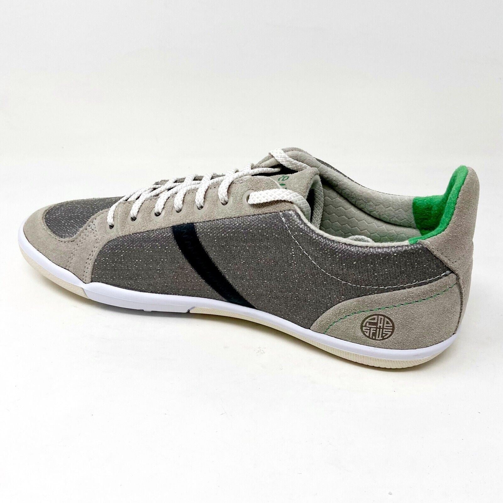 Plae Prospect Stone Gray Mens Suede Casual Shoes 553010 050