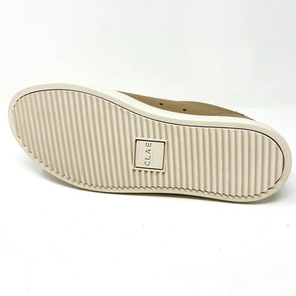 Clae Bradley Oyster Tan Mens Premium Casual Sneakers