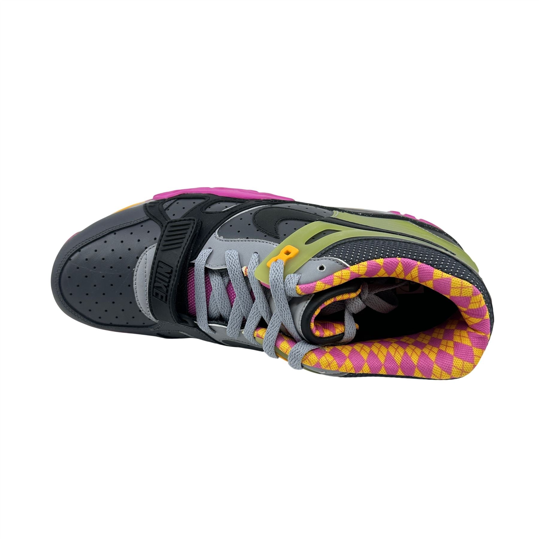 Nike Air Trainer III PRM QS Dark Grey Black Pink Mens Athletic Sneaker