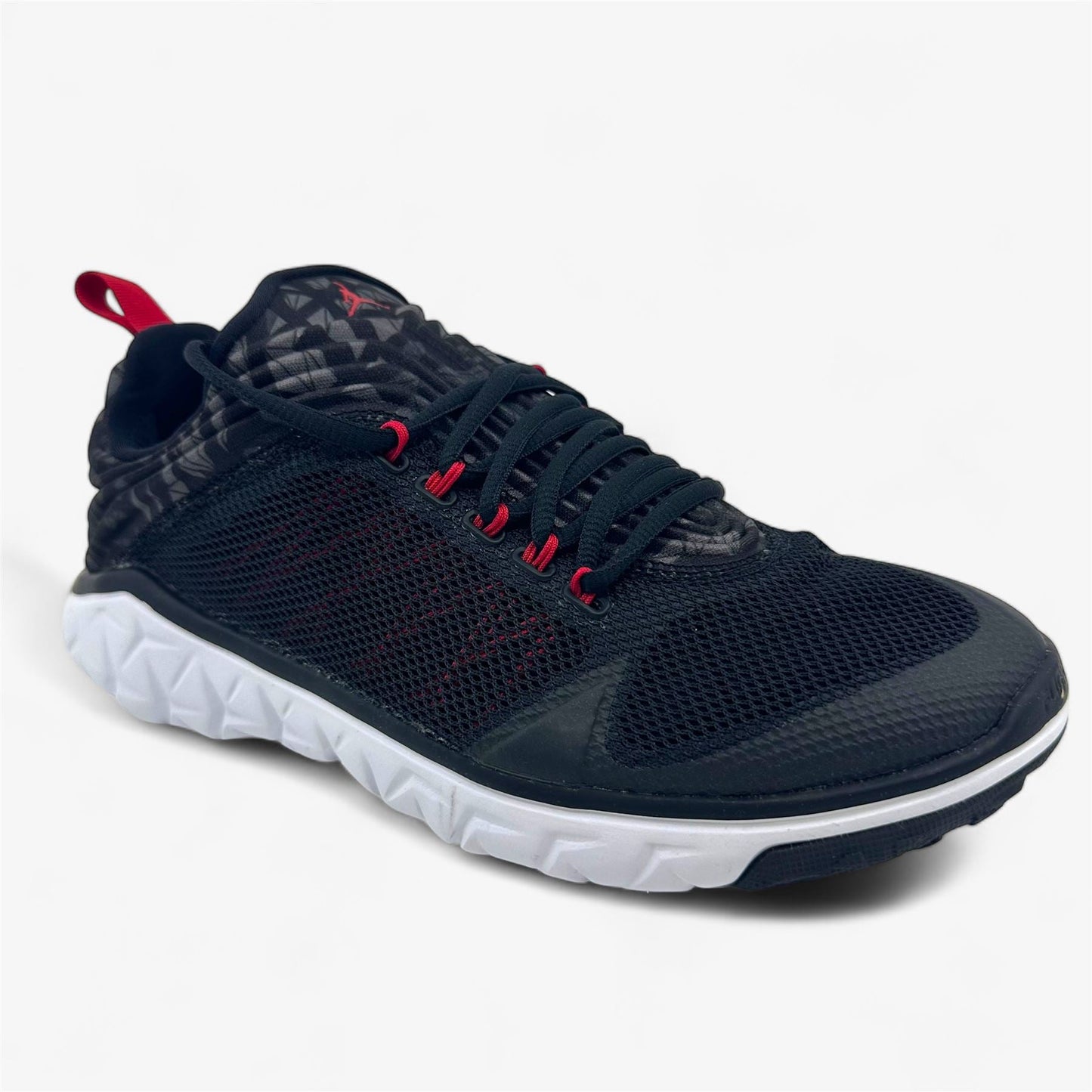 Jordan Flight Flex Trainer Black Gym Red Antarctic Grey Mens Athletic Sneaker