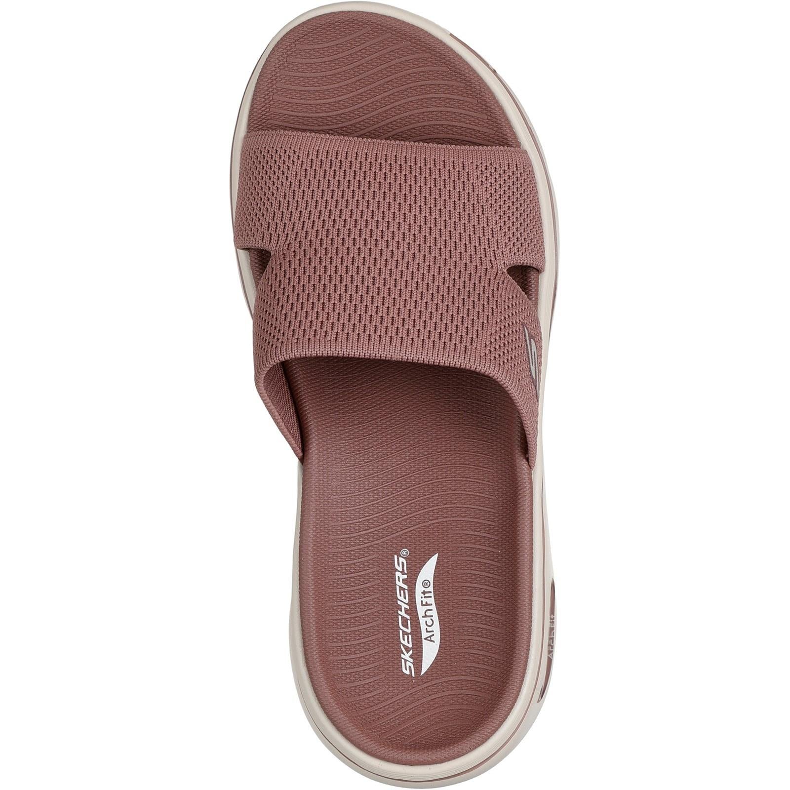 Women's Wide Fit Skechers 140865 Dakota Go Walk Arch Fit 2.0 Sandals