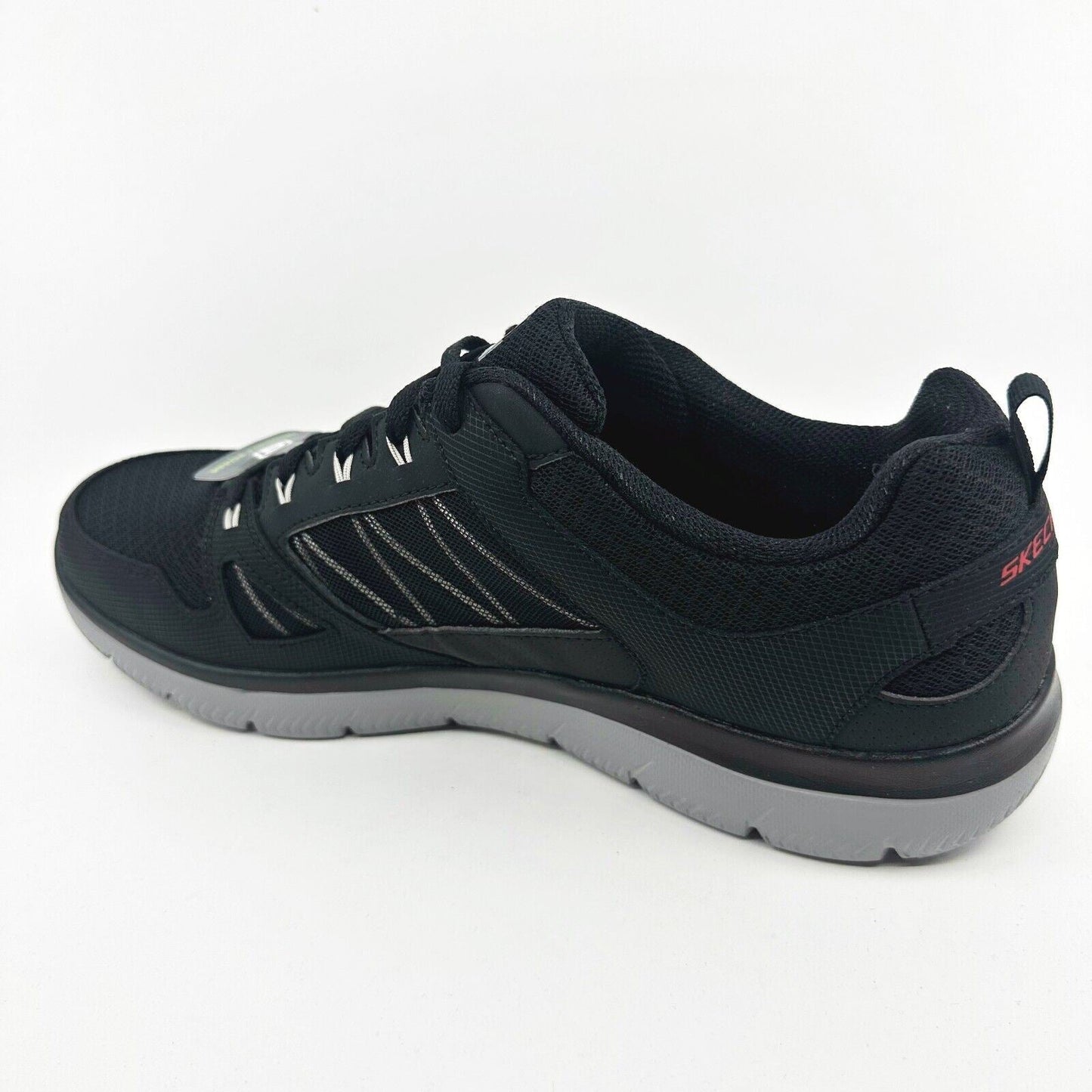 Skechers Summits New World Black Gray Mens Size 13 Athletic Sneakers