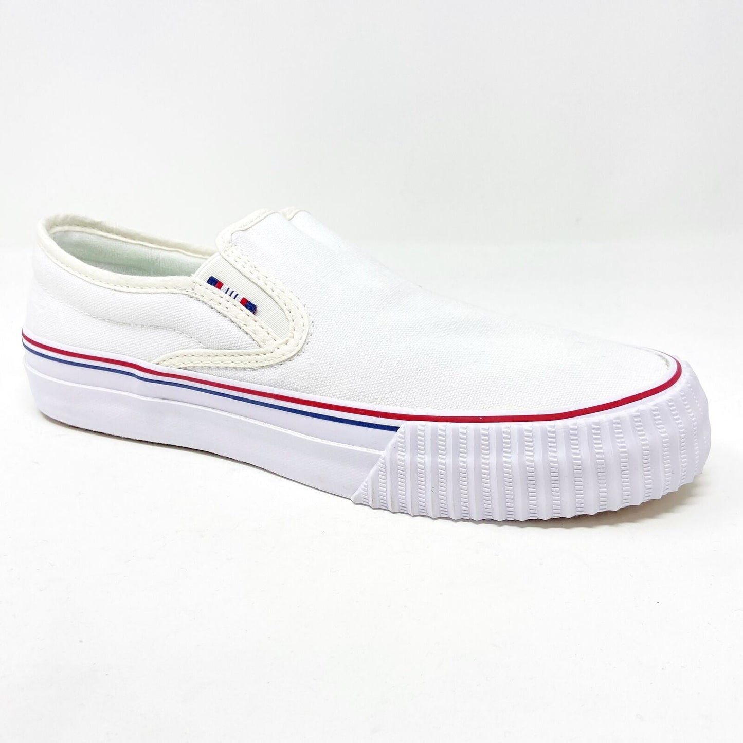 PF Flyers Center Slip On White Womens Shoes PM12OS2F