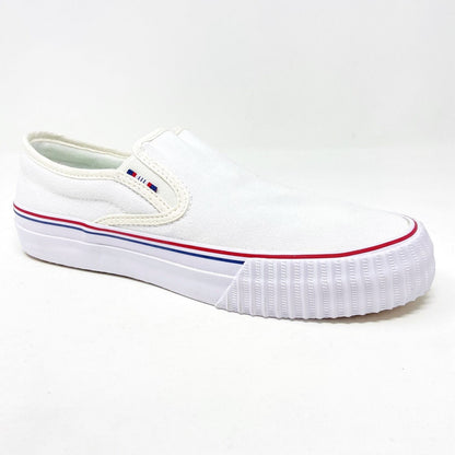 PF Flyers Center Slip On White Womens Shoes PM12OS2F