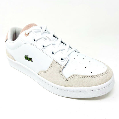 Lacoste Masters Cup 120 2 SUJ Leather White Natural Kids Casual Sneakers