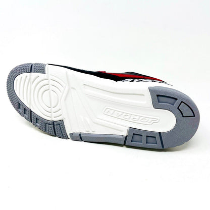 Jordan Legacy 312 Low PS Black Red Bred Cement Kids Shoes Sneakers CD9055 006