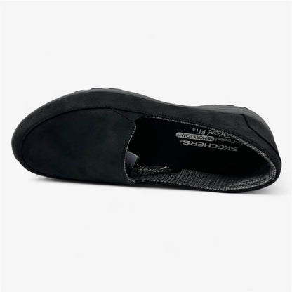 Skechers Raggae Fest 2.0 Black Womens Casual Relaxed Fit Slip-On