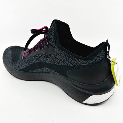 Skechers Go Run Steady Swift Black Hot Pink Womens Size 11 Athletic Sneakers