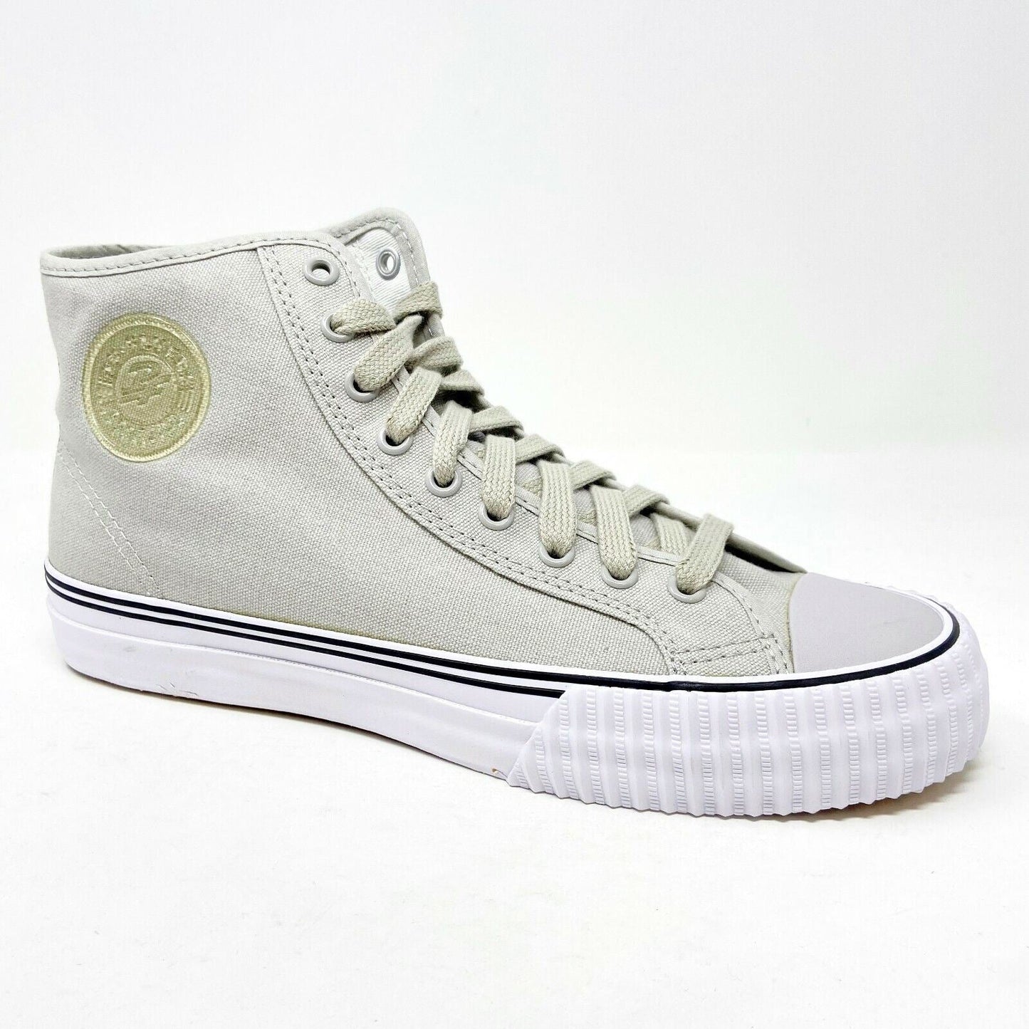 PF Flyer Center Hi Reis Mirage Grey White Mens Size 5 Retro Sneakers PM12OH1R