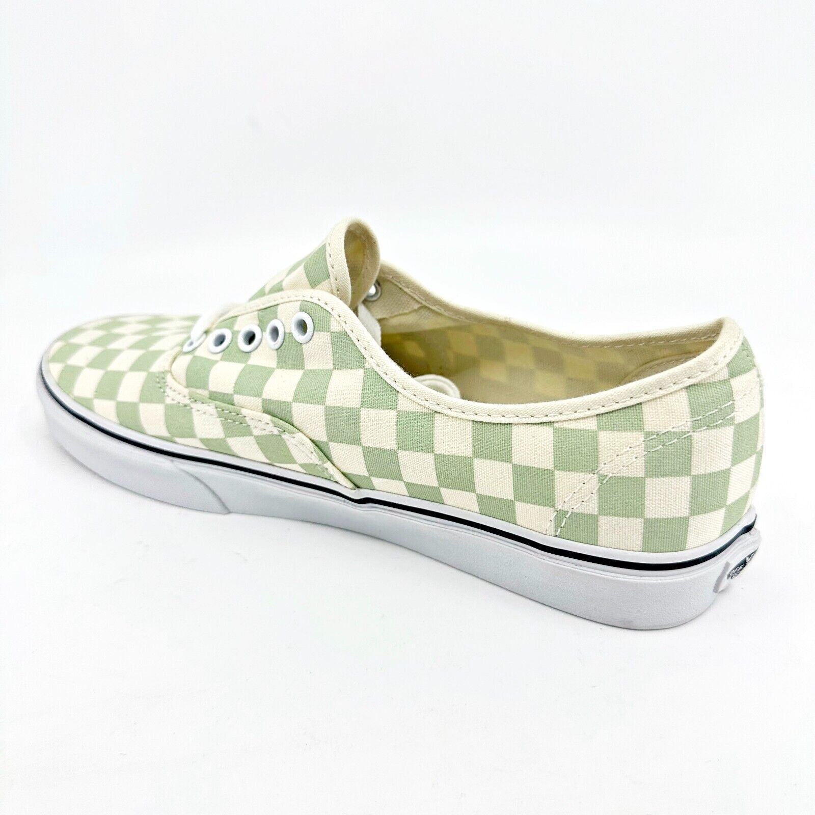 Vans Authentic (Checkerboard) Ambrosia Green White Womens Casual Shoes