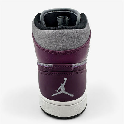 Jordan 1 Phat Bordeaux Black White Mens Athletic Sneaker