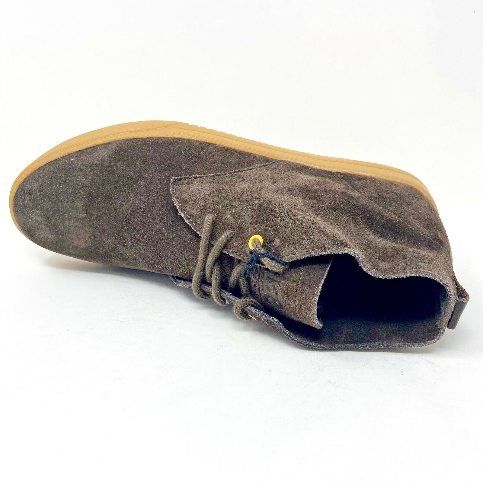 Clae Strayhorn Unlined Umber Suede Gum Mens Size 7 Casual Sneakers