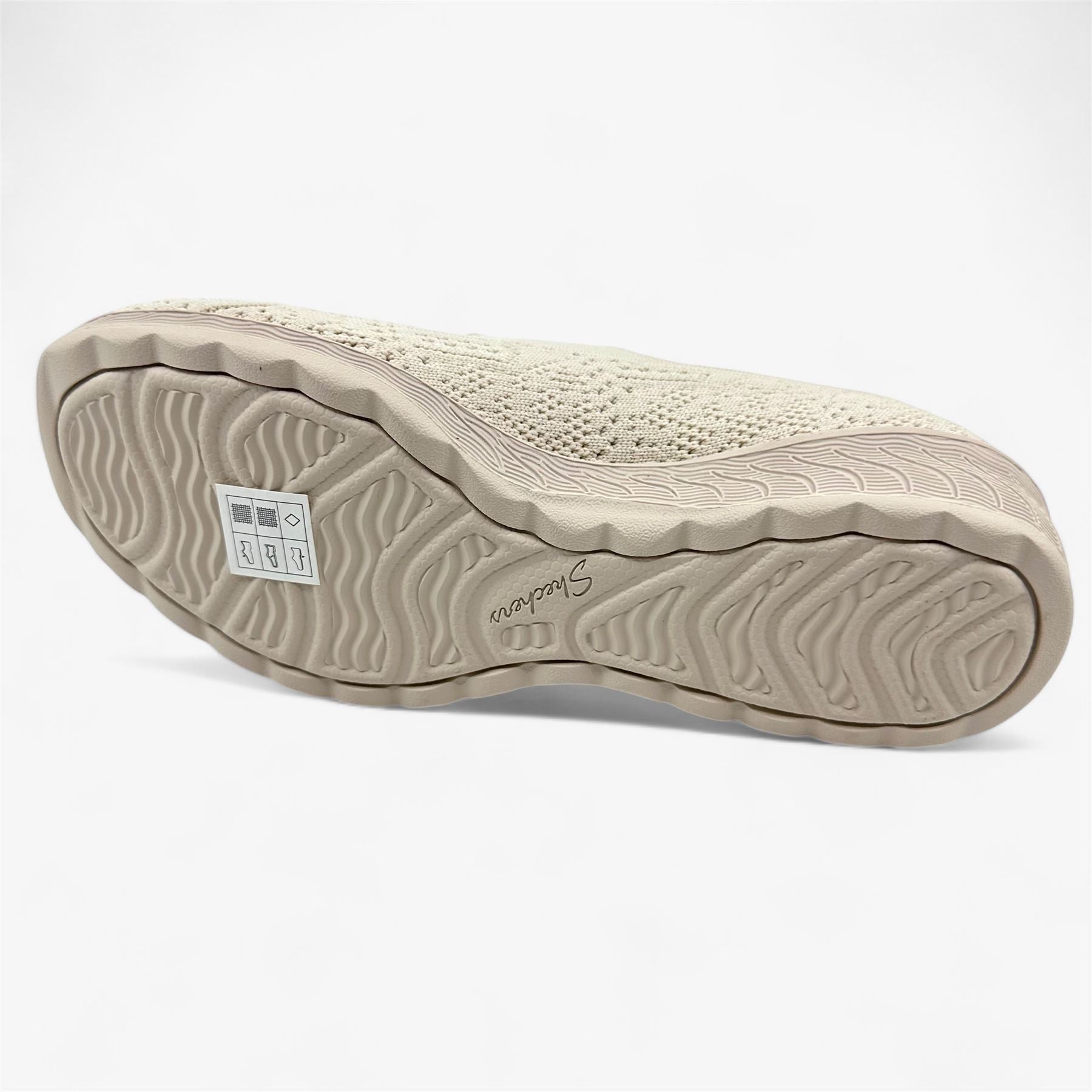 Skechers Up Lifted Its Fate Off White Womens Casual Relaxed Fit Slip-On