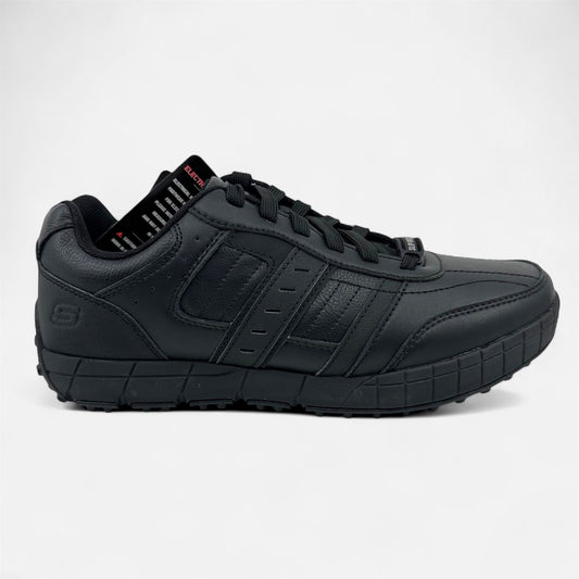Skechers Elston 2.0 SR Black Mens Electrical Hazard Slip Resistant Sneaker