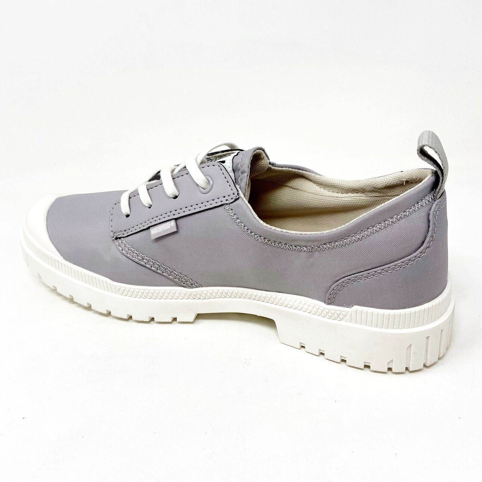 Palladium Pampa SP20 LO WP+ Vapor Gray Womens Waterproof Sneakers 77032 073