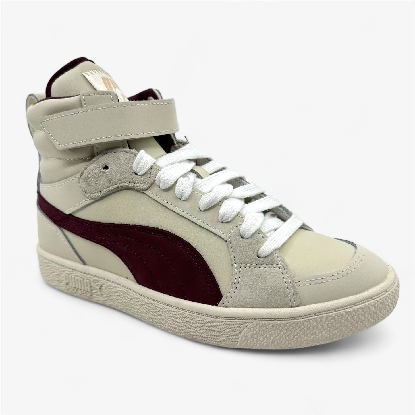 PUMA Ralph Sampson x June Ambrose Whisper White Aubergine Womens Sneaker