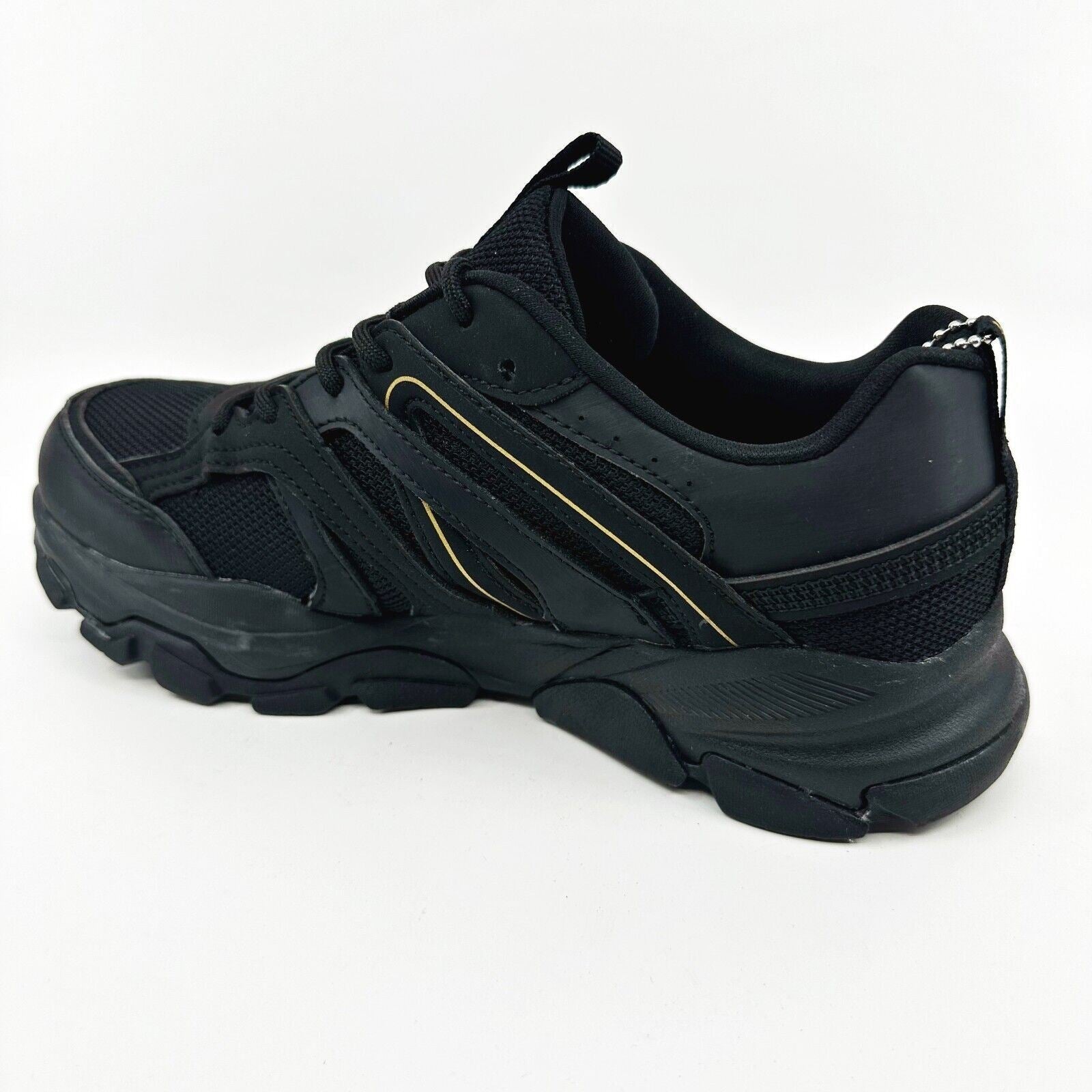 Skechers Sierra Edge & Flow Black Womens Size 7.5 Athletic Sneakers