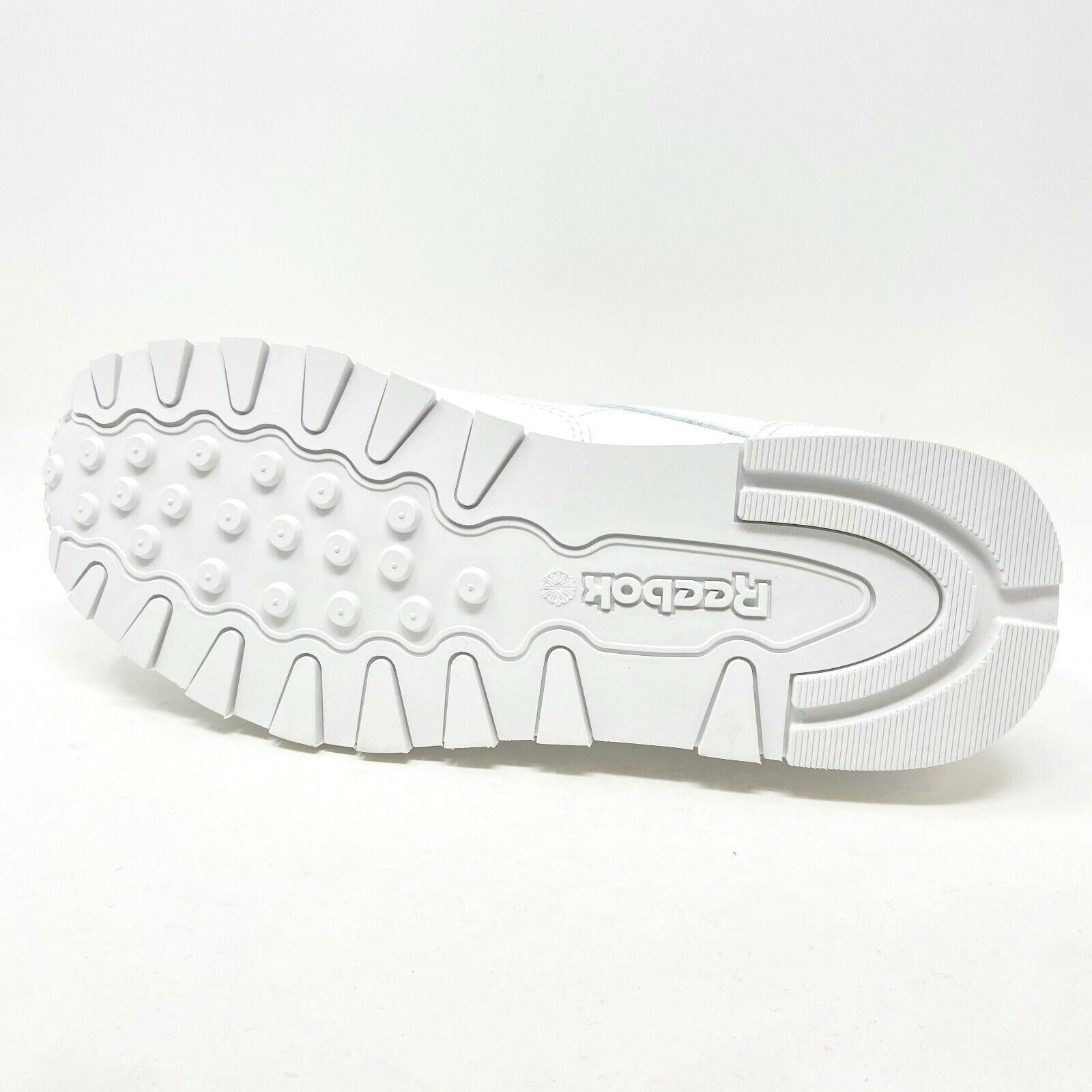 Reebok Classic Leather Triple White Grade School Kids Running Shoes J90139