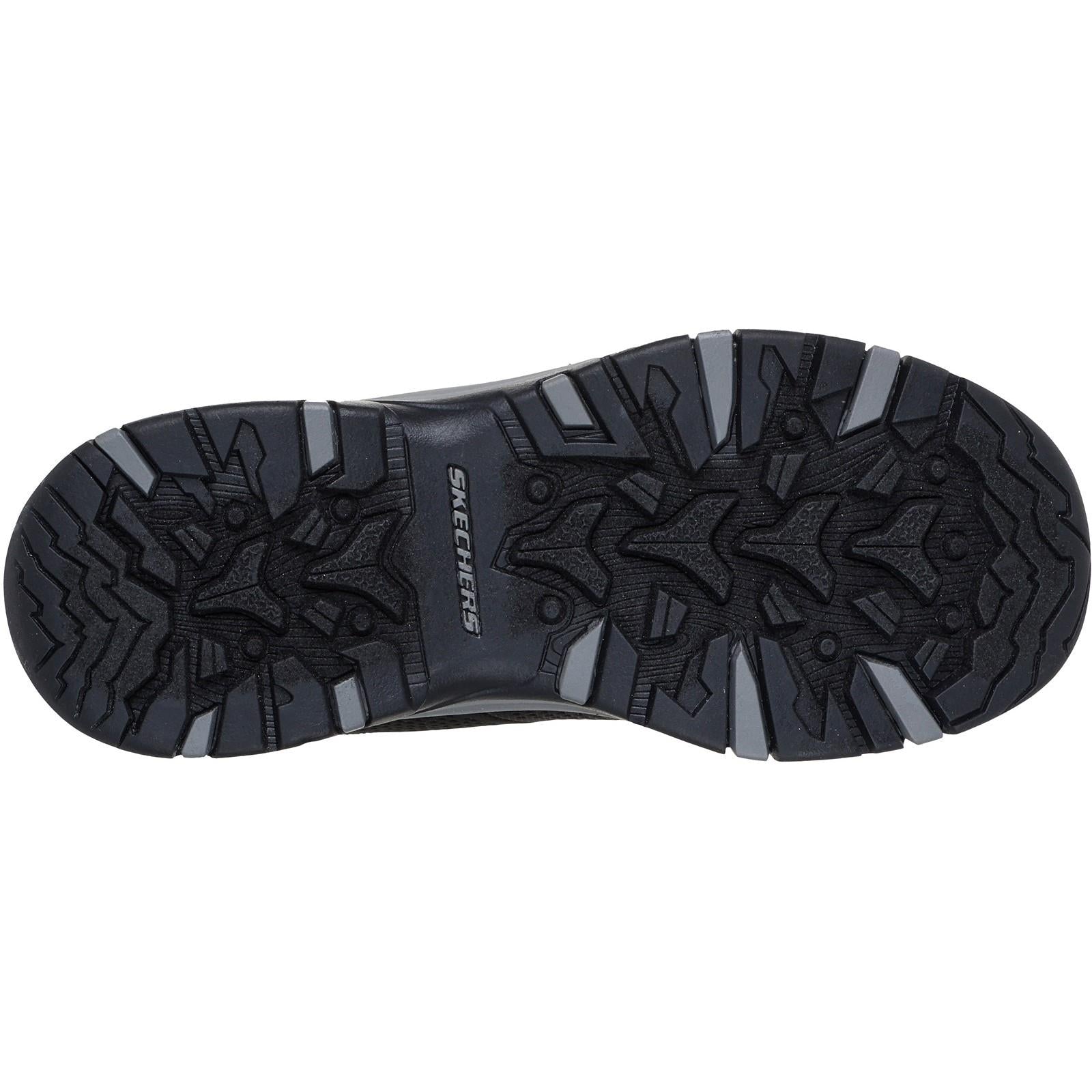 Women's Relaxed Fit Skechers 180005 Waterproof Trego Trail Destination Boots - Black/Charcoal