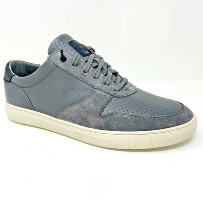 Clae Gregory SP Charcoal Tumbled Leather Mens Premium Casual Sneakers