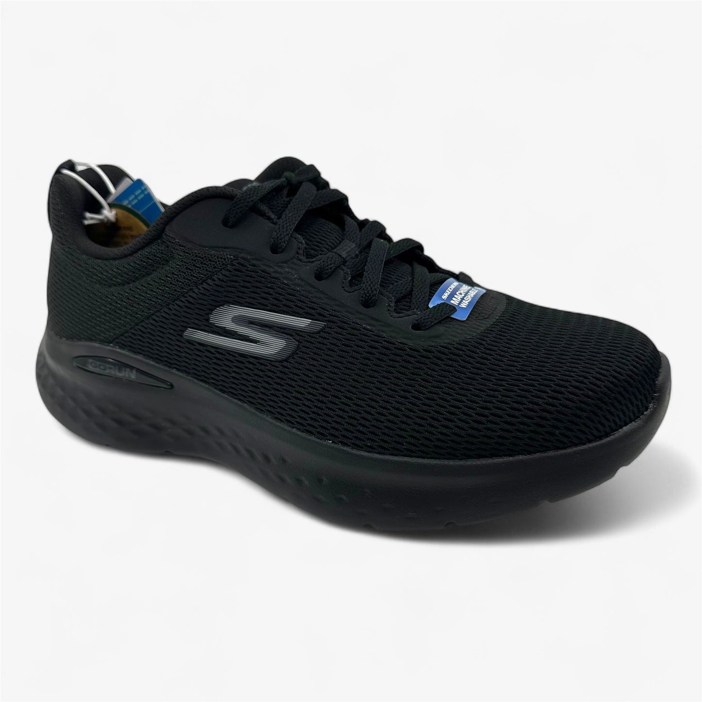 Skechers Go Run Lite Quick Stride Black Womens Athletic Sneaker