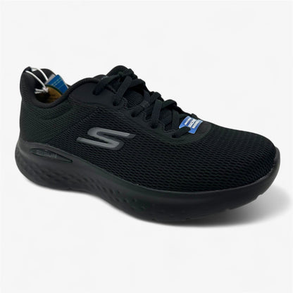 Skechers Go Run Lite Quick Stride Black Womens Athletic Sneaker