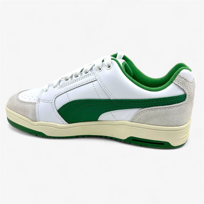 PUMA Slipstream Lo Retro White Amazon Green Mens Athletic Sneaker