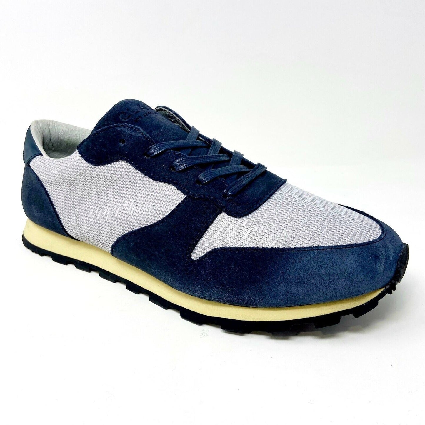 Clae Hayward Deep Navy Microgray Mens Premium Casual Sneakers