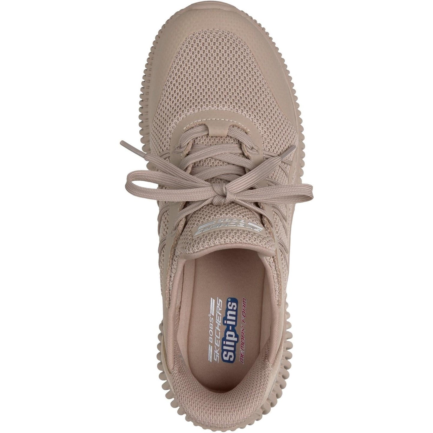 Women's Wide Fit Skechers 117413 Slip-ins Bobs Geo Lite Divine Pace Trainers