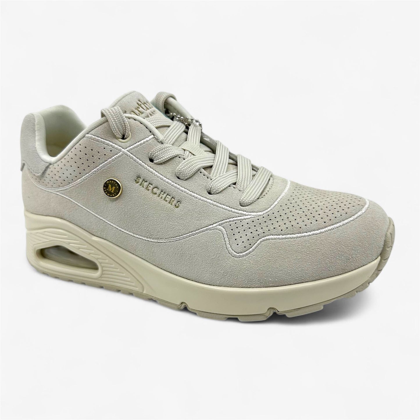 Skechers Uno County Line Off White Womens Athletic Martha Stewart Sneaker