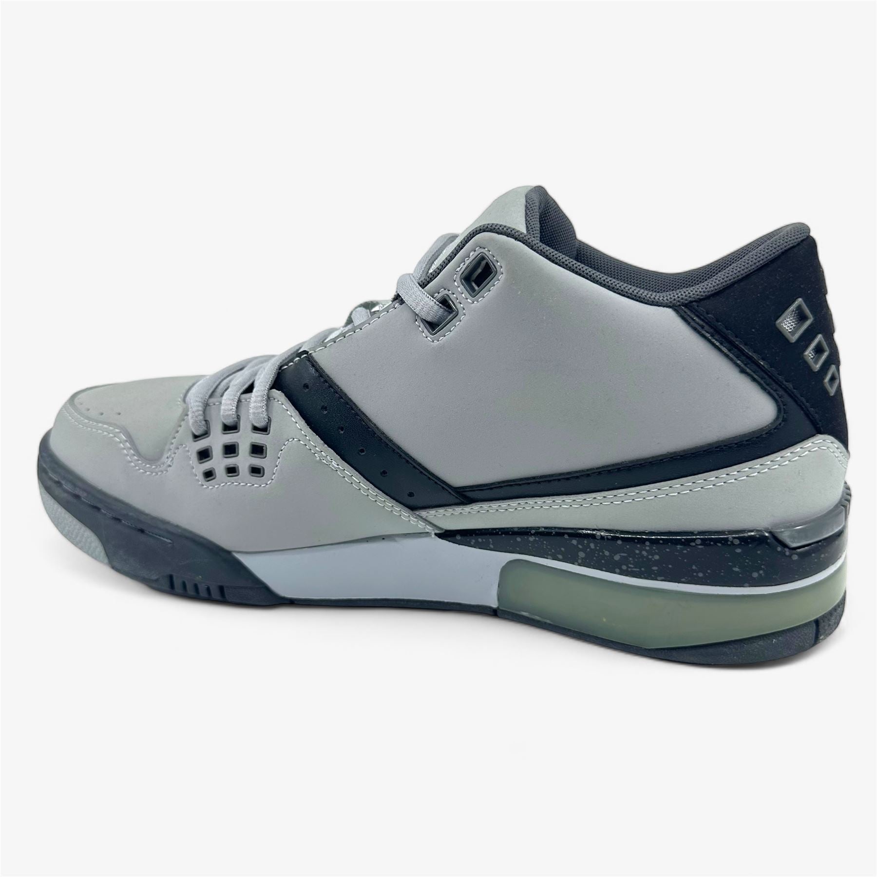Jordan Flight 23 Wolf Grey Pure Platinum Black Mens Athletic Sneaker