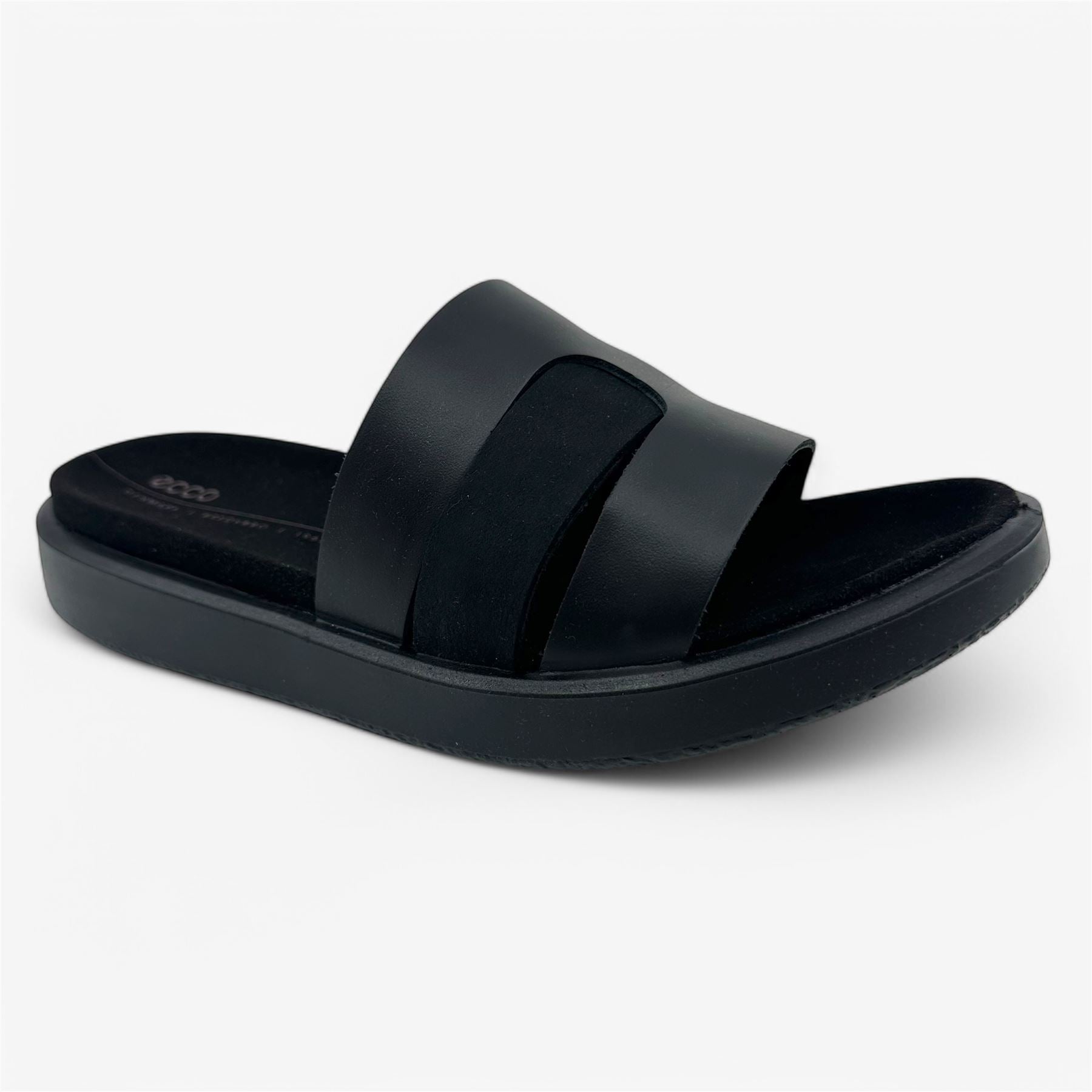 ECCO Flowt Black Womens Sandal Slide