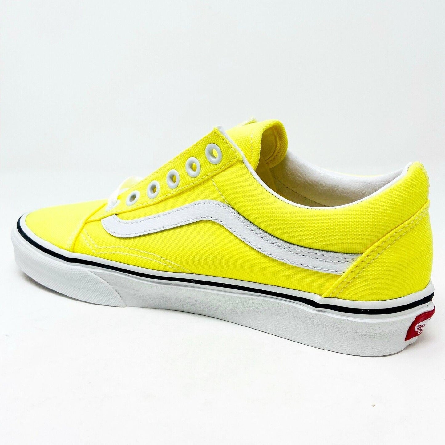 Vans Old Skool (Neon) Lemon Tonic True White Womens Shoes Sneakers