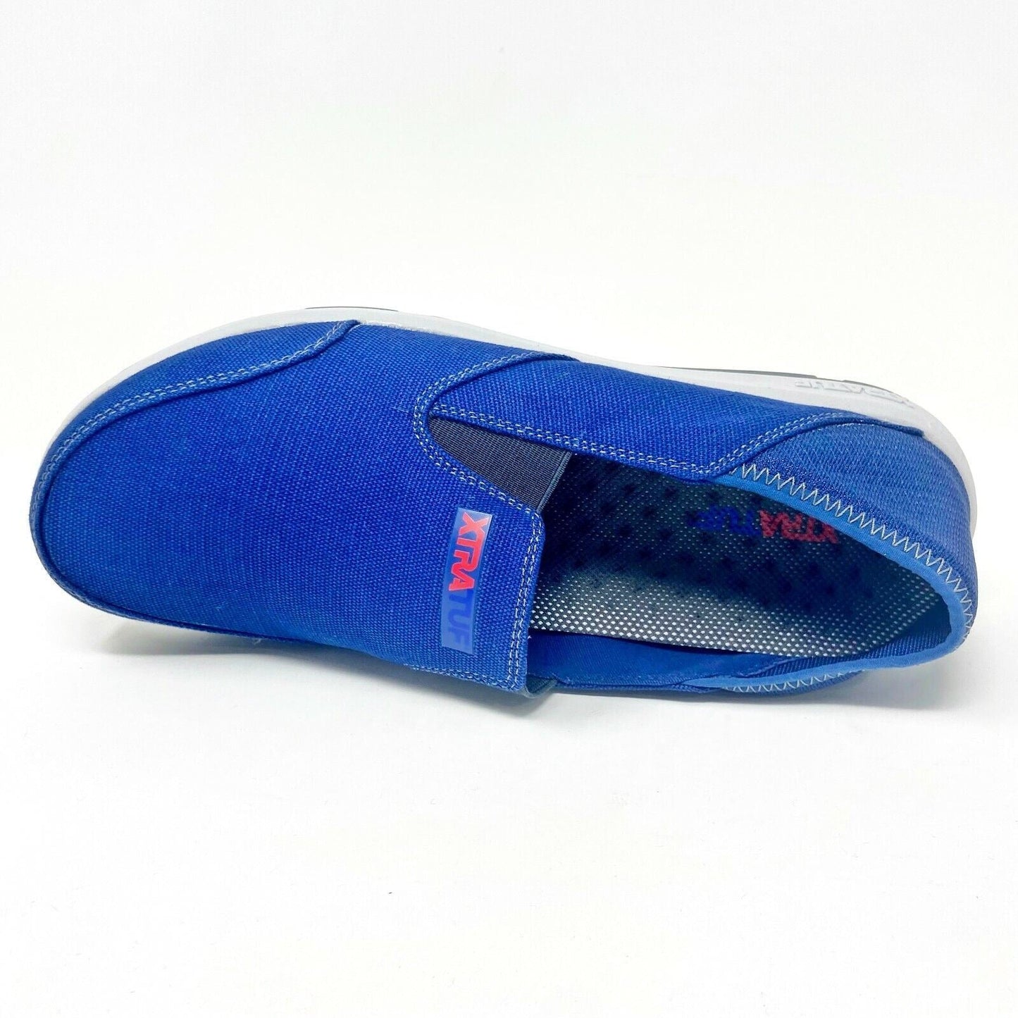 XtraTuf Yellowtail Royal Blue Mens Slip Resistant Canvas Work Shoes XMH 200