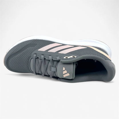 Adidas Runfalcon 5 Grey Sandy Pink White Womens Size 10 Athletic Sneaker