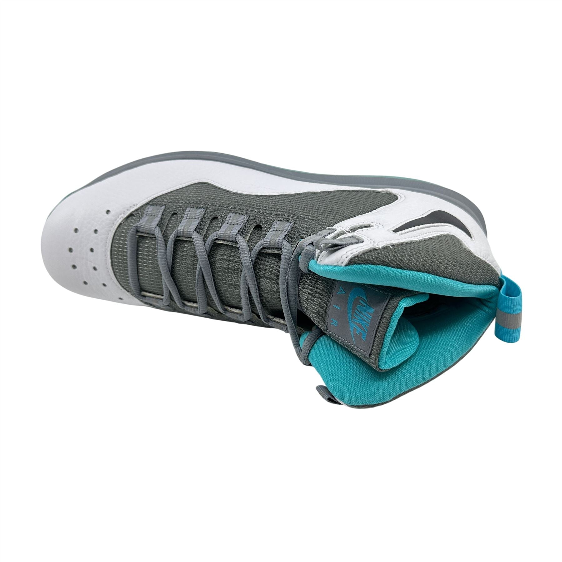 Nike Air Max Darwin 360 White Dark Grey Turquoise Mens Athletic Sneaker